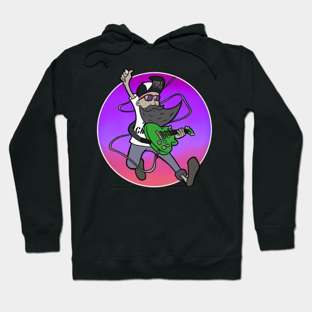 rock out with your beard out Hoodie by Tameink